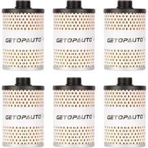 496-5 Fuel Tank Filter Element Compatible with Gasoline and Diesel Water Separate 30 Micron with Protective Sheet(set of 6)