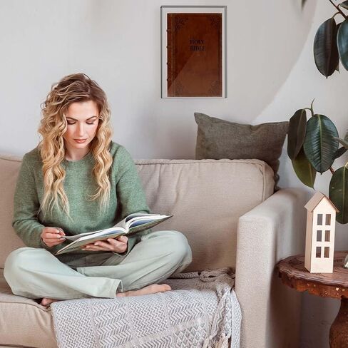 Acrylic Clear Display Case for Bible - Wall Mount Display Case for Book Jewelry Collector - Family Old Bible Heirloom Shadow Protect Box in Kuwait