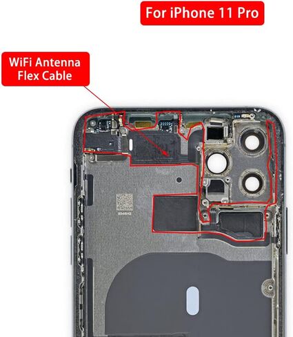 كابل مرن لهوائي WiFi لهاتف iPhone 11 Pro WLAN قطعة غيار شريط اتصال إشارة بلوتوث in Saudi Arabia