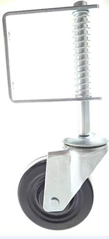 Tech Team #00716 4-Inch Spring Loaded Gate Caster, 125 Pound Capacity, Fence Hardware in Saudi Arabia