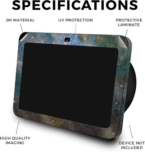 Carbon Fiber Skin Compatible with Amazon Echo Show 8 (3rd Gen, 2023) - Action Fish Puzzle - Premium 3M Vinyl Protective Wrap Decal Cover - Easy to Apply, Crafted in The USA by MightySkins in Kuwait