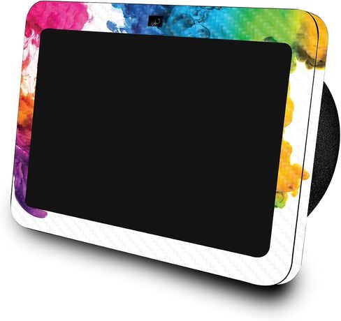 Carbon Fiber Skin Compatible with Amazon Echo Show 8 (3rd Gen, 2023) - Action Fish Puzzle - Premium 3M Vinyl Protective Wrap Decal Cover - Easy to Apply, Crafted in The USA by MightySkins in Kuwait