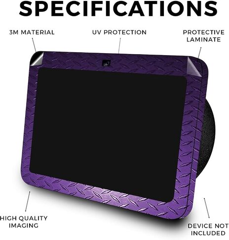Carbon Fiber Skin Compatible with Amazon Echo Show 8 (3rd Gen, 2023) - Action Fish Puzzle - Premium 3M Vinyl Protective Wrap Decal Cover - Easy to Apply, Crafted in The USA by MightySkins in Kuwait