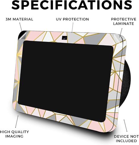 Carbon Fiber Skin Compatible with Amazon Echo Show 8 (3rd Gen, 2023) - Action Fish Puzzle - Premium 3M Vinyl Protective Wrap Decal Cover - Easy to Apply, Crafted in The USA by MightySkins in Kuwait