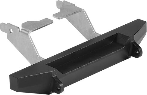 TRX4M Bumper CNC Aluminum Classic Front Rear Bumper with Winch Mount and Grille for 1/18 RC Crawler TRX4M upgrades accessories (Front Bumper and Front Grill) in Saudi Arabia