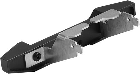 TRX4M Bumper CNC Aluminum Classic Front Rear Bumper with Winch Mount and Grille for 1/18 RC Crawler TRX4M upgrades accessories (Front Bumper and Front Grill) in Saudi Arabia
