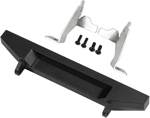 TRX4M Bumper CNC Aluminum Classic Front Rear Bumper with Winch Mount and Grille for 1/18 RC Crawler TRX4M upgrades accessories (Front Bumper and Front Grill) in Saudi Arabia