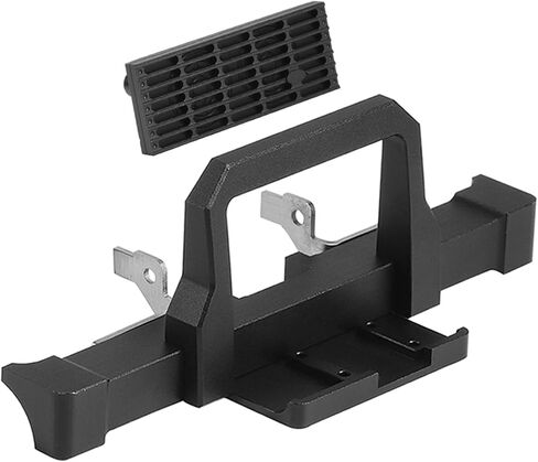 TRX4M Bumper CNC Aluminum Classic Front Rear Bumper with Winch Mount and Grille for 1/18 RC Crawler TRX4M upgrades accessories (Front Bumper and Front Grill) in Saudi Arabia