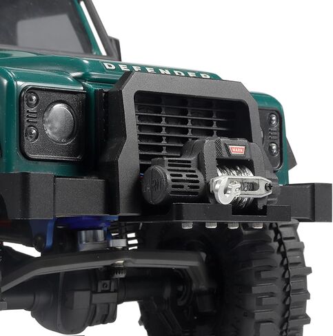 TRX4M Bumper CNC Aluminum Classic Front Rear Bumper with Winch Mount and Grille for 1/18 RC Crawler TRX4M upgrades accessories (Front Bumper and Front Grill) in Saudi Arabia