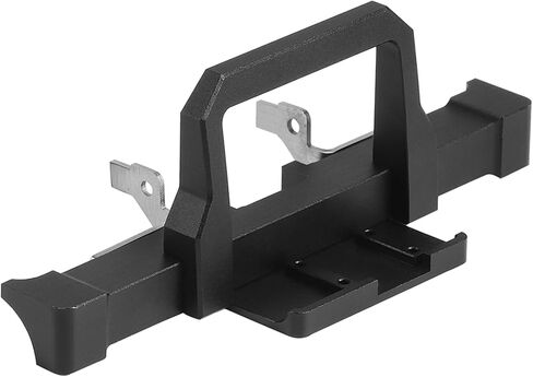 TRX4M Bumper CNC Aluminum Classic Front Rear Bumper with Winch Mount and Grille for 1/18 RC Crawler TRX4M upgrades accessories (Front Bumper and Front Grill) in Saudi Arabia