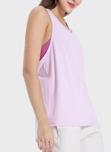 Workout Tops Open Back Shirts Gym Workout Clothes Tie Back Musle Tank for Women in Saudi Arabia