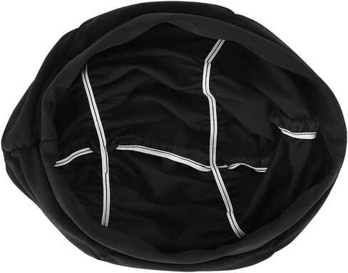 Women Turban Swim Cap, Elastic Bathing Cap Long Short Hair Pleated Turban Swimming Cap Soft Bonnet Beanie Cap in Saudi Arabia
