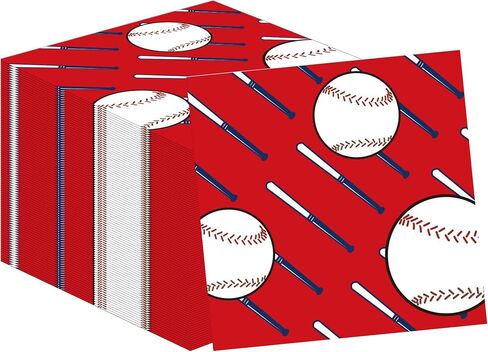 40Pcs Baseball Party Napkins Baseball Theme Party Paper Napkins Disposable Party Napkins Set Baseball Paper Luncheon Napkins Baseball Theme Party Supplies in Saudi Arabia