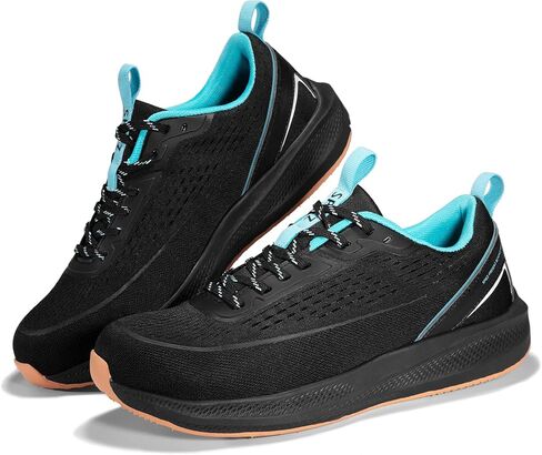 SPIEZ Composite Toe Safety Shoes - Lightweight Breathable Work Shoes for Men, Fashion Sneakers Industrial Work Shoes for Construction Black US7.5-12 in Saudi Arabia