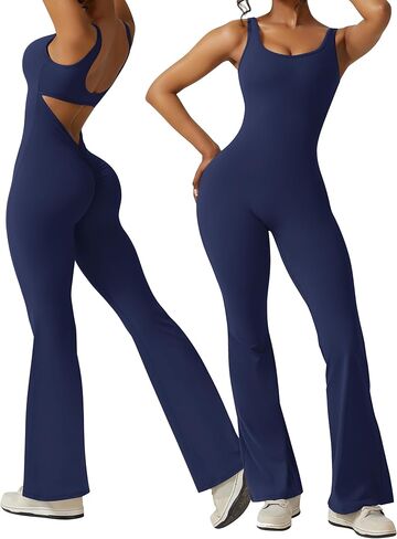 بذلة مضيئة للنساء مثيرة بدون ظهر ورقبة واسعة على شكل حرف V من الخلف ومؤخرة يوجا in Kuwait