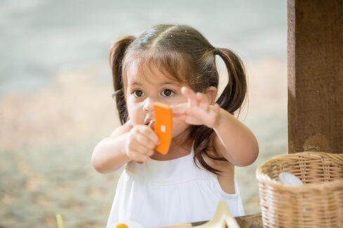 PlanToys Wooden Breakfast Menu Pretend Play Food Set (3415) | Sustainably Made from Rubberwood and Non-Toxic Paints and Dyes in Saudi Arabia