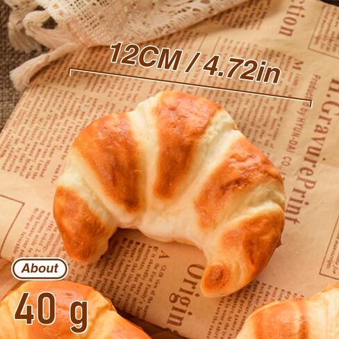 Artificial Bread French Bread Realistic Bread Realistic Food Cake French Bread Loaf Baguette Dessert for Display and Decoration,Artificial Display Food Model Pu Photography (A) in Saudi Arabia