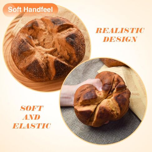 Artificial Bread French Bread Realistic Bread Realistic Food Cake French Bread Loaf Baguette Dessert for Display and Decoration,Artificial Display Food Model Pu Photography (A) in Saudi Arabia