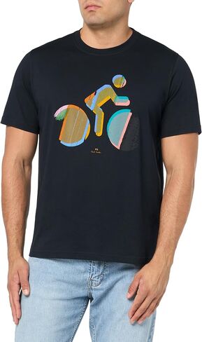 Paul Smith Men's Regular Fit Cycle T-Shirt in Kuwait