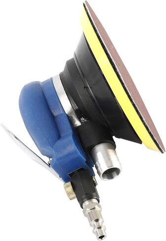 ماكينة سنفرة مدارية عشوائية الهواء مقاس 6 بوصات مزودة بكيس غبار، ماكينة سنفرة النخيل الهوائية بسرعة 10000 دورة في الدقيقة مع 7 قطع من ورق الصنفرة 240# in Kuwait