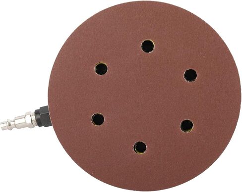 ماكينة سنفرة مدارية عشوائية الهواء مقاس 6 بوصات مزودة بكيس غبار، ماكينة سنفرة النخيل الهوائية بسرعة 10000 دورة في الدقيقة مع 7 قطع من ورق الصنفرة 240# in Kuwait