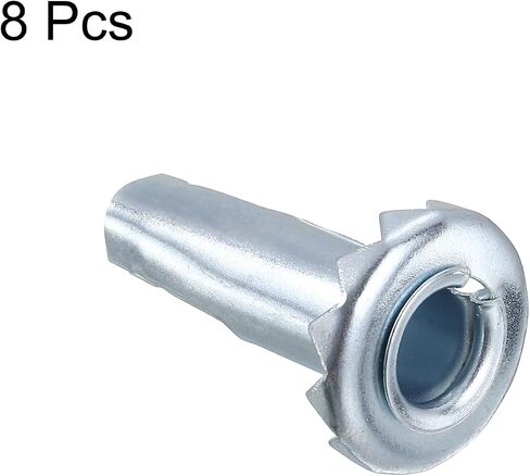 uxcell Caster Sockets, 8pcs 3/8" x 1-1/4"(9.5x31mm) Metal Caster Stem Sleeve Wheel Socket Type Mounting Stem for 5/16" x 1-1/2" Stem in Saudi Arabia