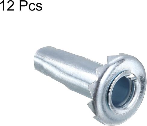 uxcell Caster Sockets, 8pcs 3/8" x 1-1/4"(9.5x31mm) Metal Caster Stem Sleeve Wheel Socket Type Mounting Stem for 5/16" x 1-1/2" Stem in Saudi Arabia