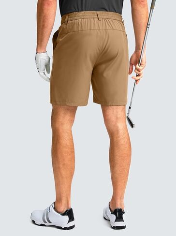 Men's Casual Shorts 7" Lightweight Golf Shorts for Men Stretch with 3 Pockets Quick Dry Breathable Work Shorts in Kuwait