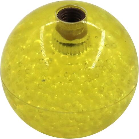 Timebid 35MM Crystal Joystick Ball Top Handle Rocker | M6 Screw Head Arcade Game Joysticks Easy-Install Replacement DIY Parts(Pack of 2) Yellow*2 in Saudi Arabia