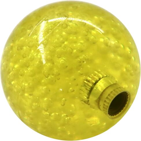 Timebid 35MM Crystal Joystick Ball Top Handle Rocker | M6 Screw Head Arcade Game Joysticks Easy-Install Replacement DIY Parts(Pack of 2) Yellow*2 in Saudi Arabia