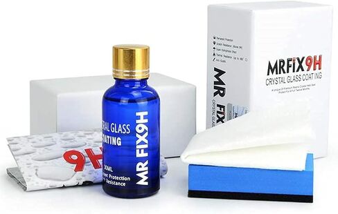 طلاء سيراميك، طقم طلاء نانو Mr Fix 9H طلاء سيراميك فائق كاره للماء، حماية مانعة للتسرب لطلاء السيارة ضد الخدش، سيراميك تلقائي عالي اللمعان 9H صلابة in Saudi Arabia