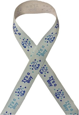 شريط أزرق لاستحمام الطفل - شريط استحمام من الساتان، مقاس 2.54 سم × 10 ياردات لكل منهما - شريط مثالي للأطفال للكشف عن الجنس، واحتفالات الأطفال حديثي الولادة، وحفلات أعياد الميلاد، والحرف اليدوية، وتغليف الهدايا in Kuwait