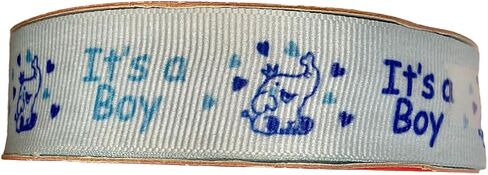 شريط أزرق لاستحمام الطفل - شريط استحمام من الساتان، مقاس 2.54 سم × 10 ياردات لكل منهما - شريط مثالي للأطفال للكشف عن الجنس، واحتفالات الأطفال حديثي الولادة، وحفلات أعياد الميلاد، والحرف اليدوية، وتغليف الهدايا in Kuwait