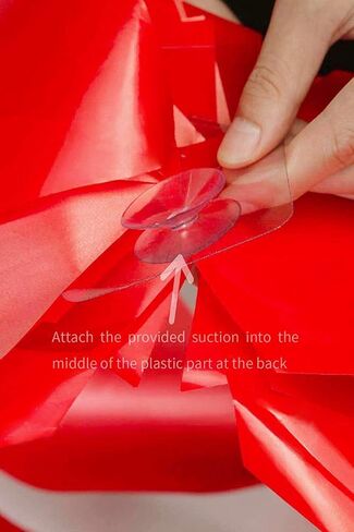 24" Car Bow (Red), Giant Car Bow, Large Car Bow | Bow for Car | for Graduation, Wedding, Anniversary, Birthday, Surprise Party in Saudi Arabia