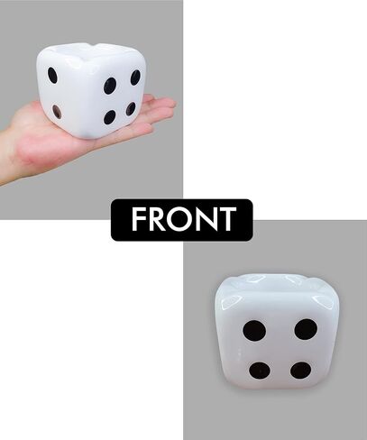 Ashtrays for Cigarettes Dice Ash Tray - Premium Ceramic Retro Cool Ashtrays Gifts for Smokers Home Ashtrays for Indoor Outdoor Patio Desktop Decor Unique Fancy Ashtray Cute Ashtray Black in Saudi Arabia