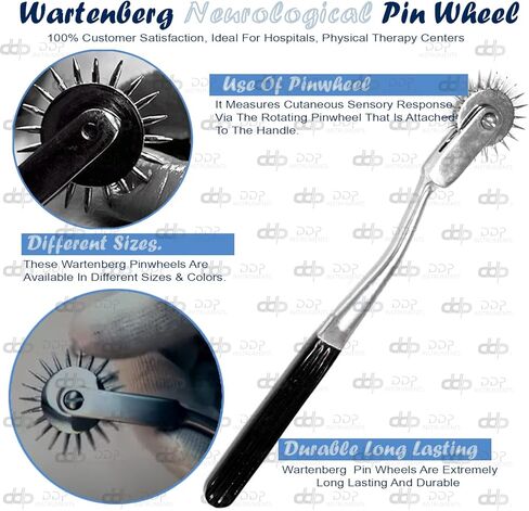 عجلة WARTENBERG PIN باللون الأسود من DDP in Kuwait