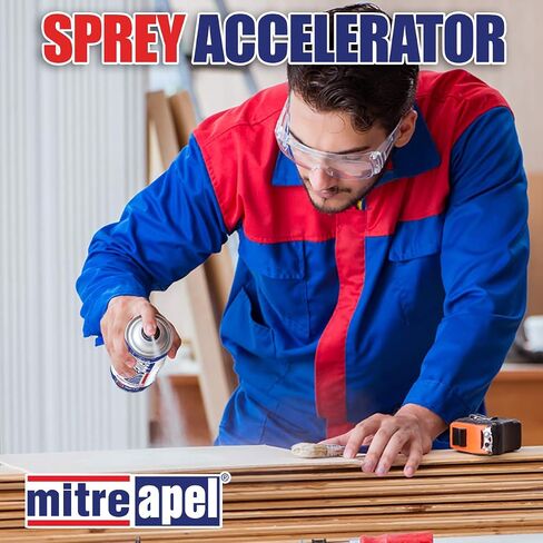 منشط MITREAPEL (2 × 6.7 أونصة سائلة) مسرع الرش للمواد اللاصقة الفائقة CA (عبوتان) in Kuwait