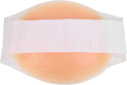 Fake Pregnancy Belly,Fake Pregnancy Belly Silicone Artificial Pregnant Tummy Photography Props with Straps (2-4 Months) in Saudi Arabia