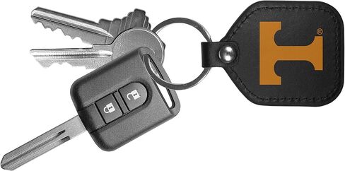 Siskiyou NCAA unisex-adult Leather Square Key Chains in Saudi Arabia