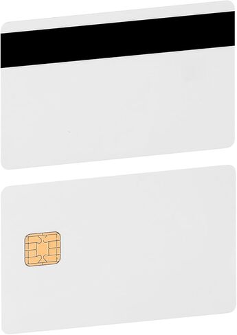 لبطاقة Java Chip غير المصقولة 40K، J2a040 Chip Java Jcop Cards Unfused، بطاقة شريحة ذكية ذات مسارين مع شريط مغناطيسي HICO مقاس 8.4 مم، بطاقة فارغة مع شريحة (حزمة واحدة) in Kuwait