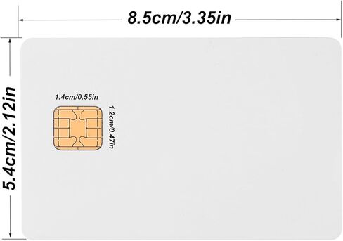 لبطاقة Java Chip غير المصقولة 40K، J2a040 Chip Java Jcop Cards Unfused، بطاقة شريحة ذكية ذات مسارين مع شريط مغناطيسي HICO مقاس 8.4 مم، بطاقة فارغة مع شريحة (حزمة واحدة) in Kuwait