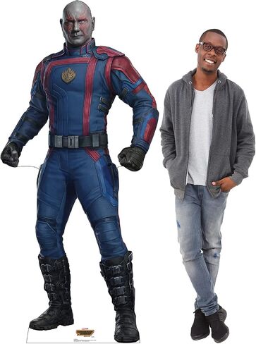 Cardboard People Drax Cardboard Cutout Standup - Guardians of The Galaxy Vol. 3 (2023 Film) in Saudi Arabia