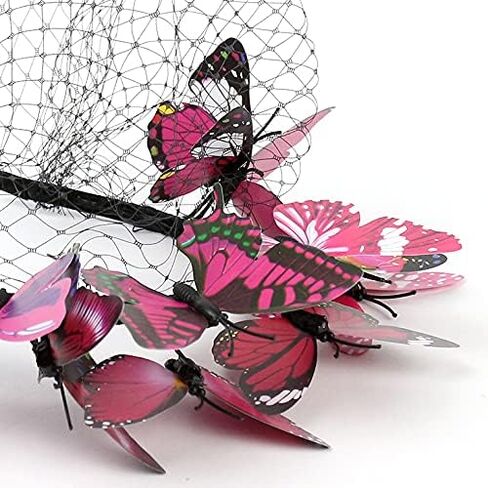 Coucoland فراشة قطع زينة عقال الحجاب عقال قطع زينة فراشة خوذة لديربي الشاي حفلة الهالوين in Kuwait