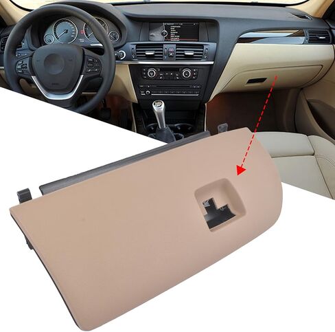 أسود داش صندوق القفازات غطاء الباب غطاء ABS البلاستيك 51166839000 استبدال لسيارات BMW X3 F25 2011-2017 X4 F26 2015-2018 51169242086 in Kuwait