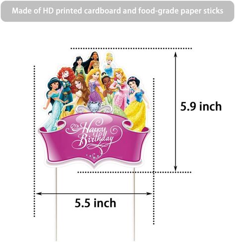 ديكورات لتزيين مستلزمات حفلات أعياد الميلاد لتزيين كعكة الأميرة، جميع الأميرات in Kuwait
