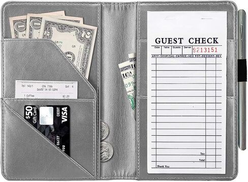 Server Book Organizer for Waitress,Waiter Serving Book,Waitstaff Server Order Pads,Guest Checks Books Holder Fit Server Apron(Cute Cat) in Saudi Arabia
