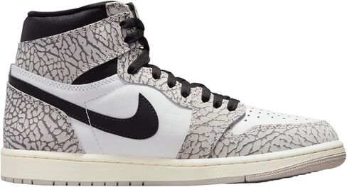 حذاء Nike Air Jordan 1 Retro High OG للرجال أبيض/أسود-أخضر متوهج DZ5485 130 in Kuwait