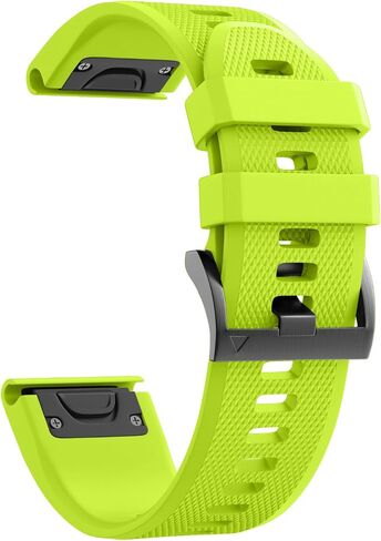 ANCOOL لـ Fenix ​​7X Watch Band / Fenix ​​6X Pro Watch Band / Fenix ​​5X Band 26mm Watch Bands متوافق مع Fenix ​​6X / Fenix ​​7X Pro / Fenix ​​3 (أسود، رمادي) in Kuwait
