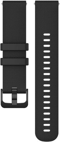 سوار معصم بديل لـ Garmin Forerunner 745 - حزام ساعة معصم بديل من السيليكون مع QucikFit لـ Garmin Forerunner 745 (سيليكون أسود) in Saudi Arabia