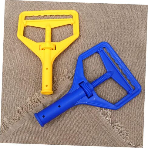 Mop Head 2pcs Commercial Microfiber Micro Fiber Mop Industrial Mop Commercial Mop Handle Mop and Bucket Plastic Roller Accessories Dragging Wet Mop in Saudi Arabia